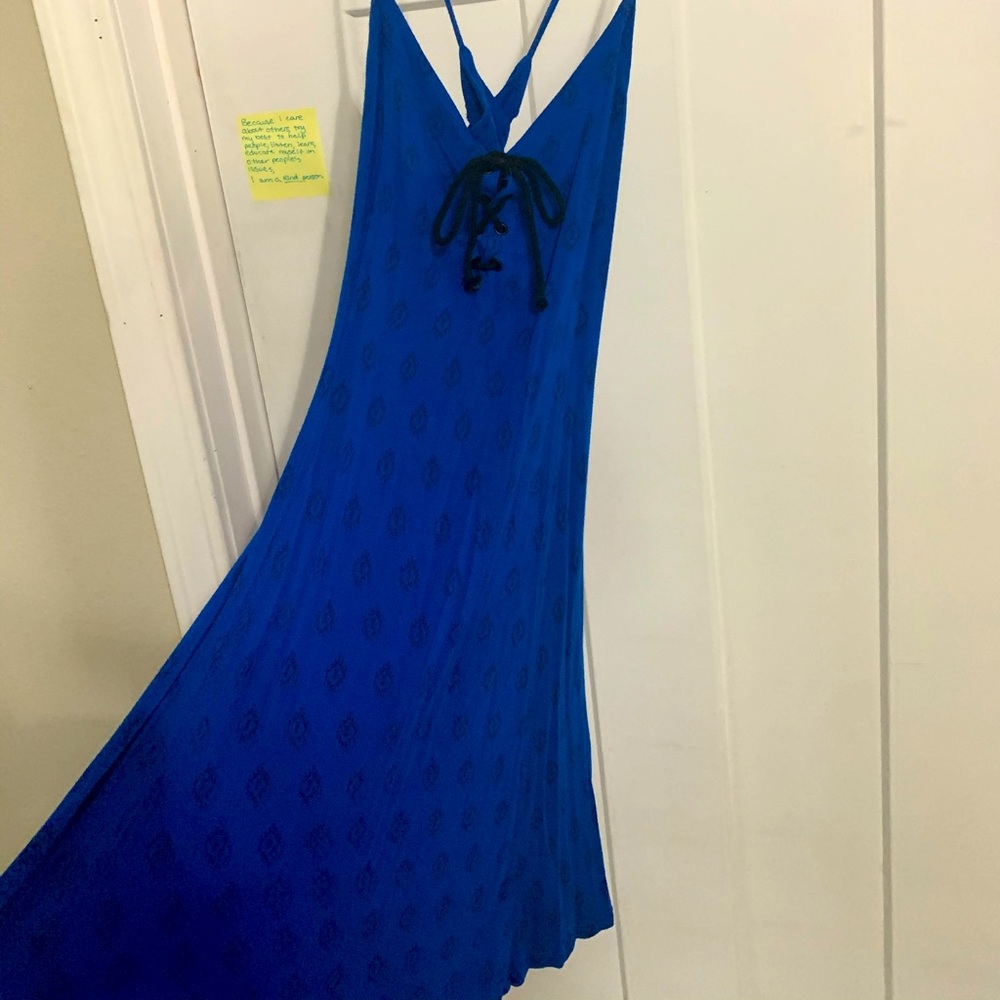 Cute blue skater dress